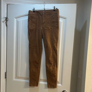 LOFT Dark Khaki Skinny Pants - Size 6/28